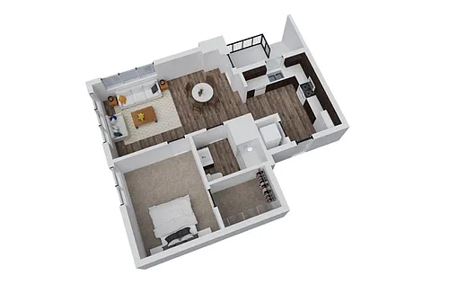 Floor plan Mt Evans