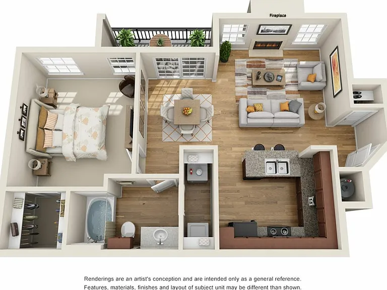1DX Floor Plan 1DX Floor Plan