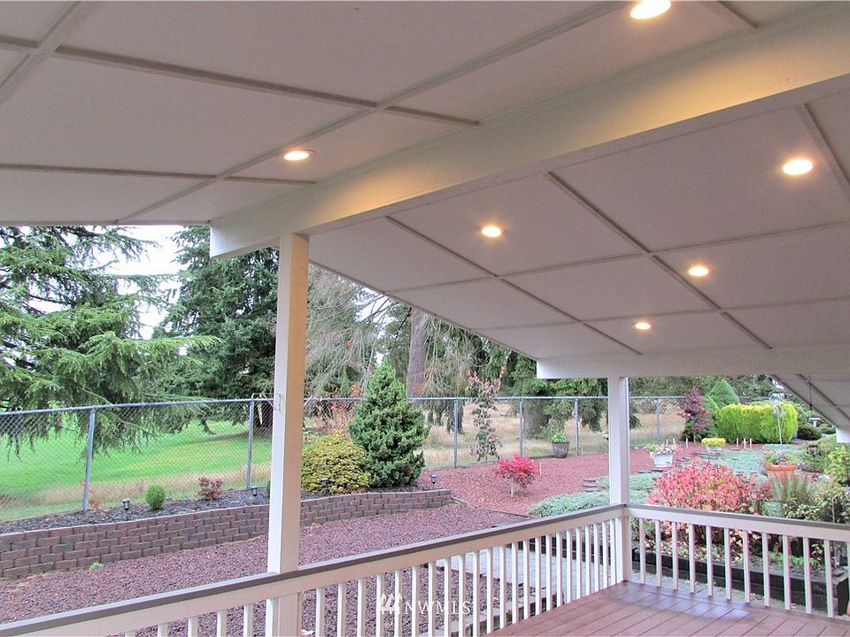 Well lighted covered deck