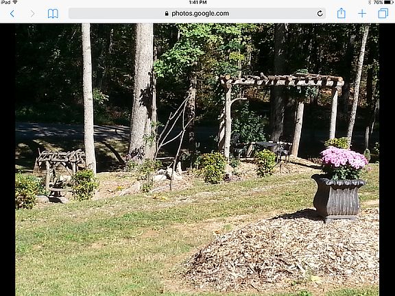 view of lower garden area