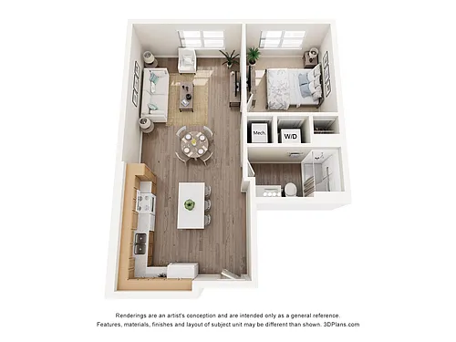 Floor plan 1E