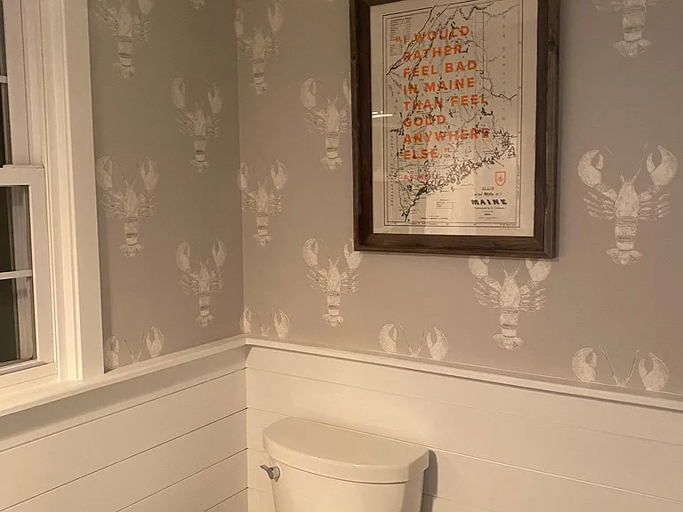 1st floor half bath