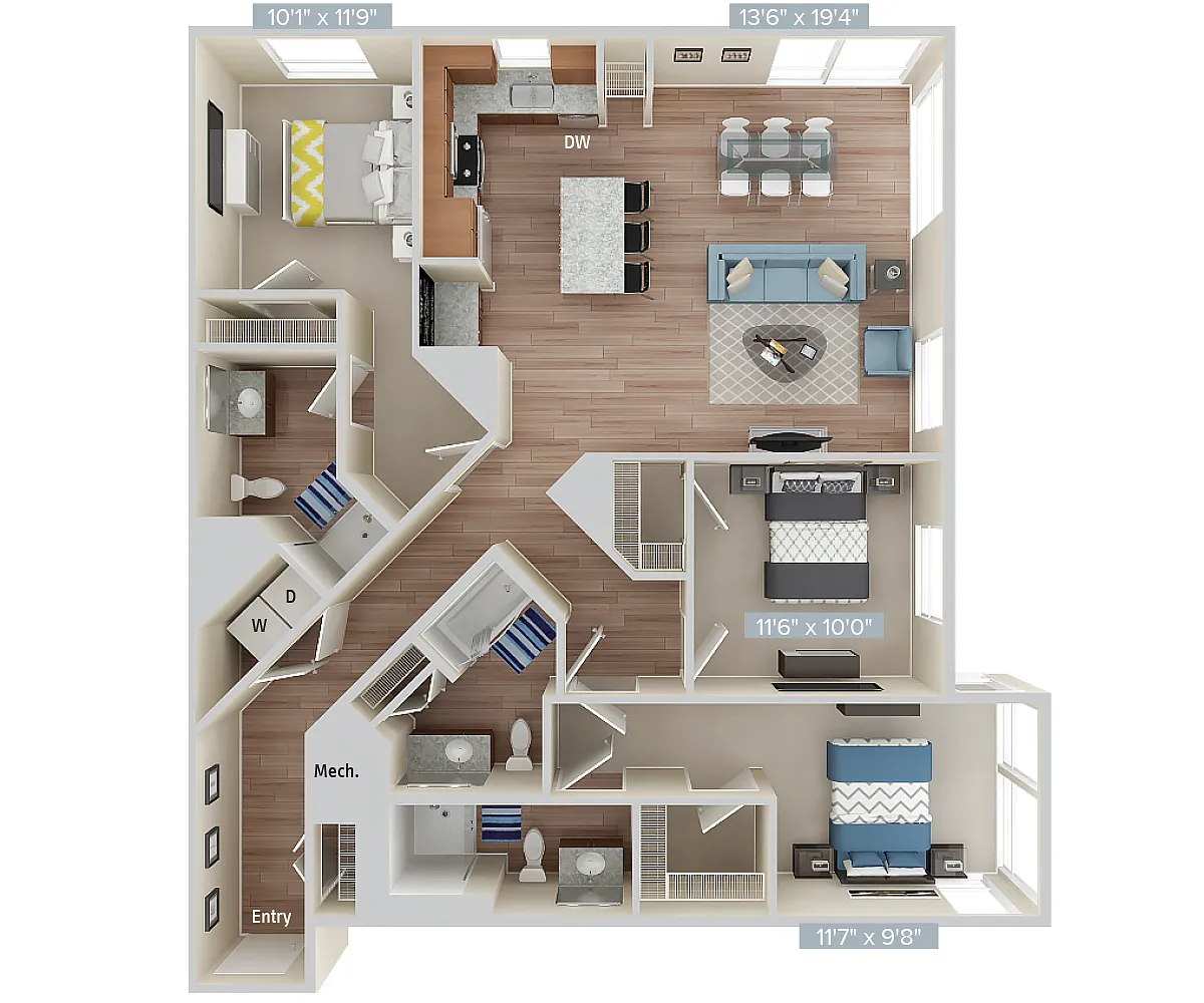 Floor plan 513