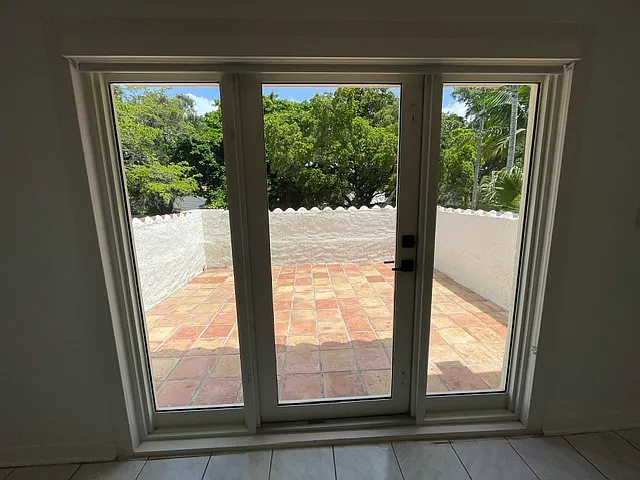 Glass Doors to Balcony