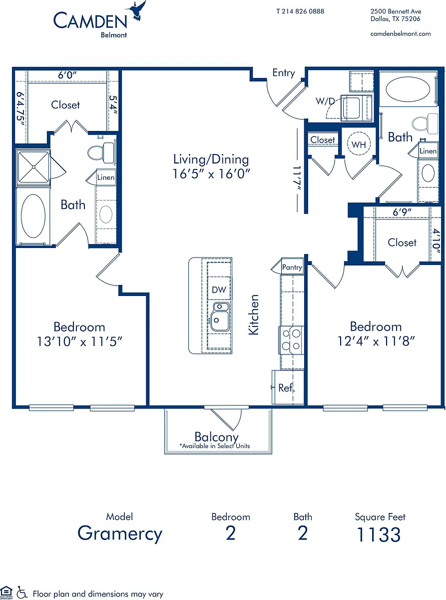 Floor plan Gramercy 1