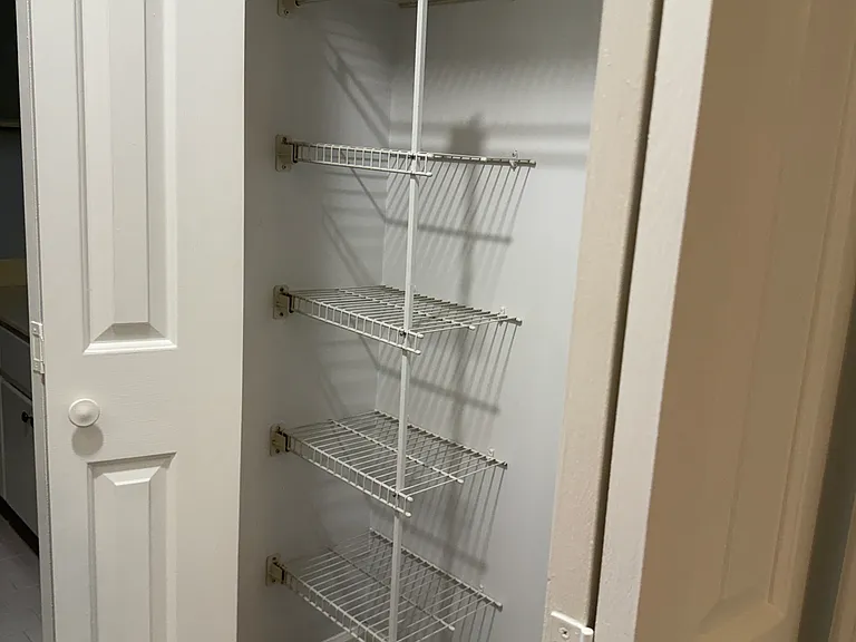 Extra closet in the master bedroom