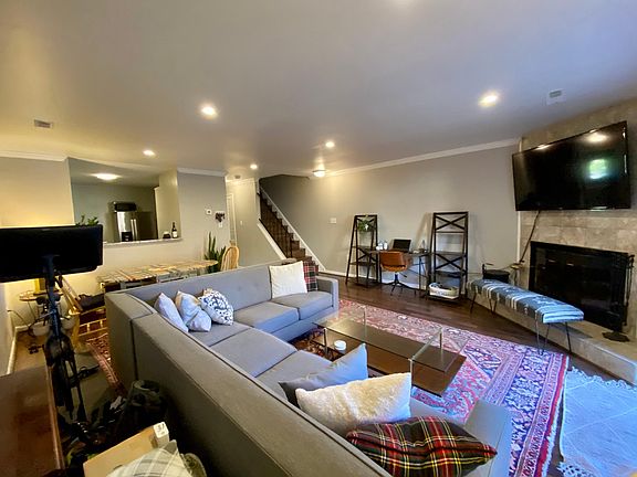 Downstairs living area