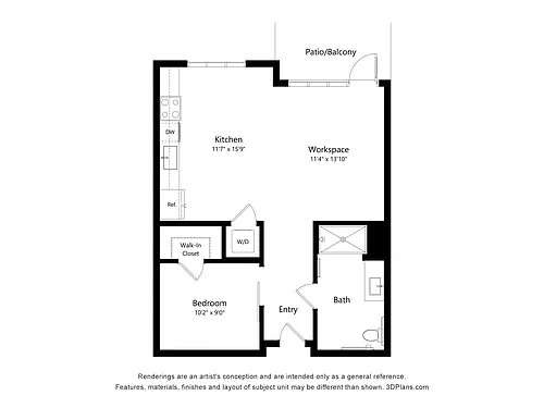 Floor plan A2LW