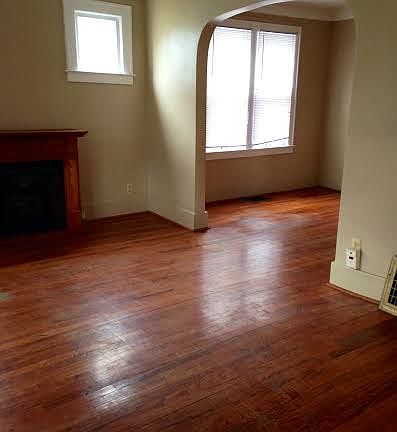 Living open to dining room