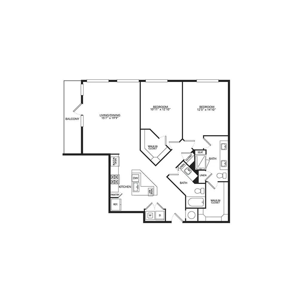 Floor plan B2A