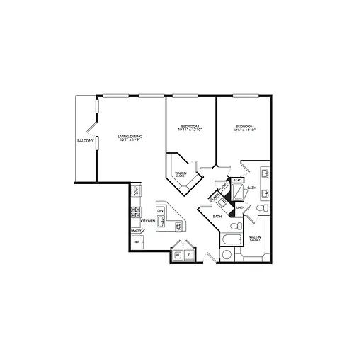 Floor plan B2A