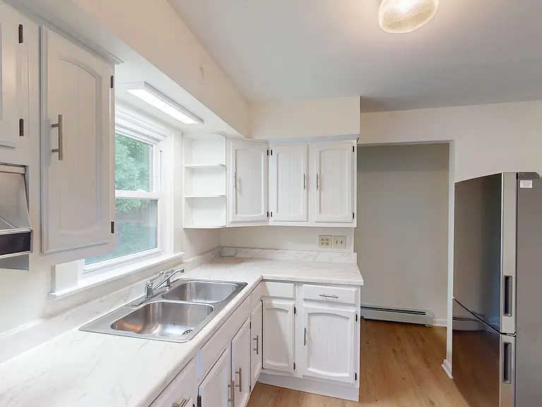 Kitchen featuring brand new LG refrigerator