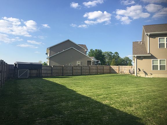 Backyard facing north