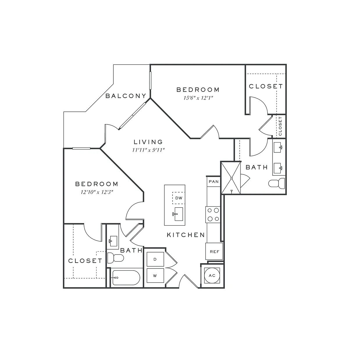Floor plan B1