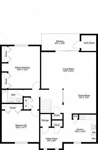 Floor plan The Holman