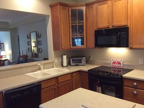 Solid surface counters, upgraded cabinets