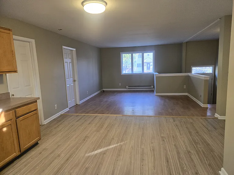 upstairs Kitchen & Living room area