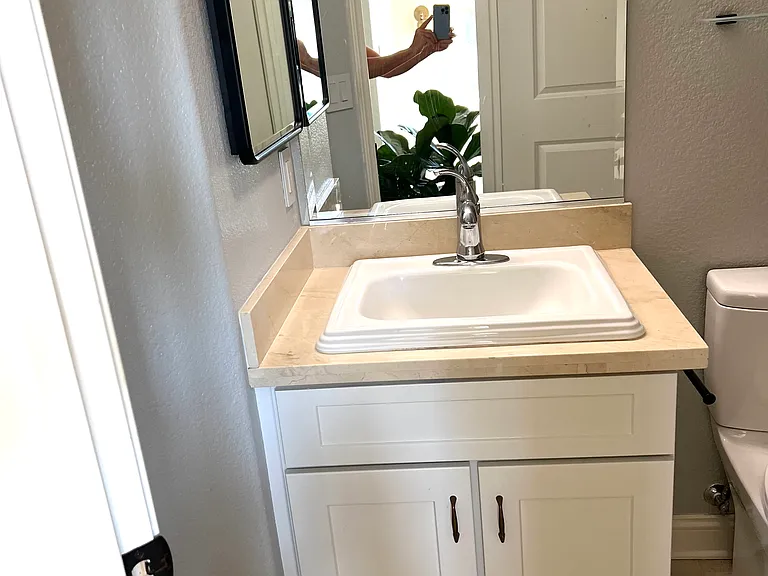 Bathroom shared between 2 tenants.
