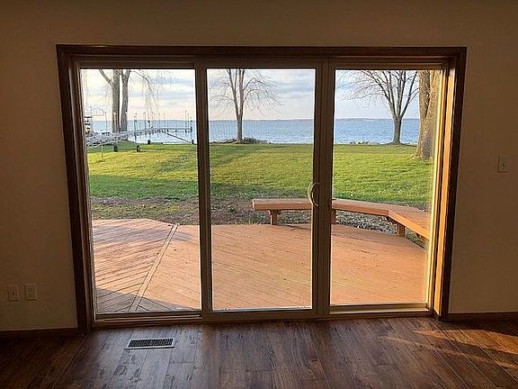 Lakeside patio door