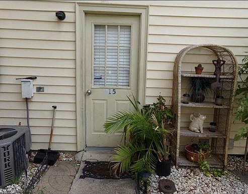 Unit Back Door open to courtyard