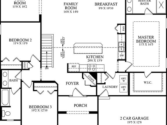 Elevation A - First Floor