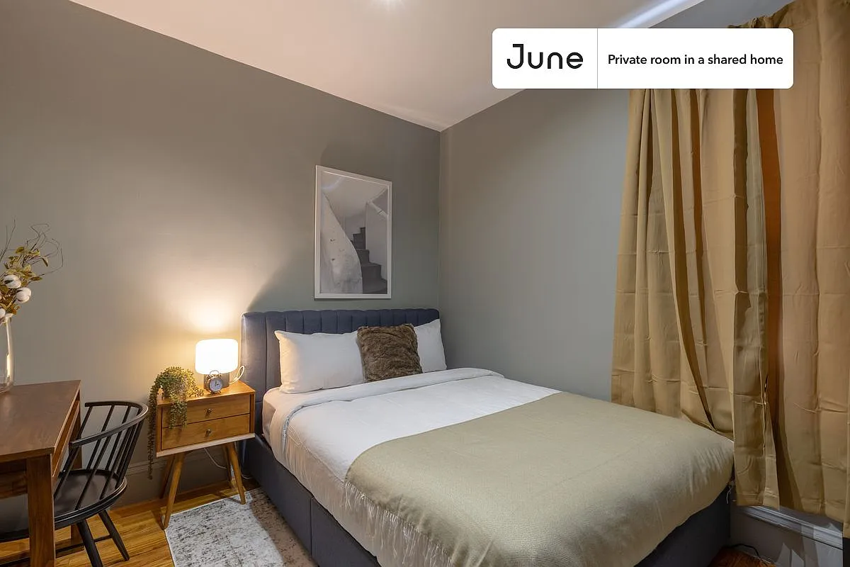 Queen bedroom in 4 bed/1 bath home in JFK/UMass #352 B — Photo 1
