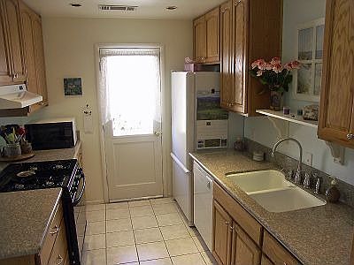 Kitchen remodeled with granite counters
