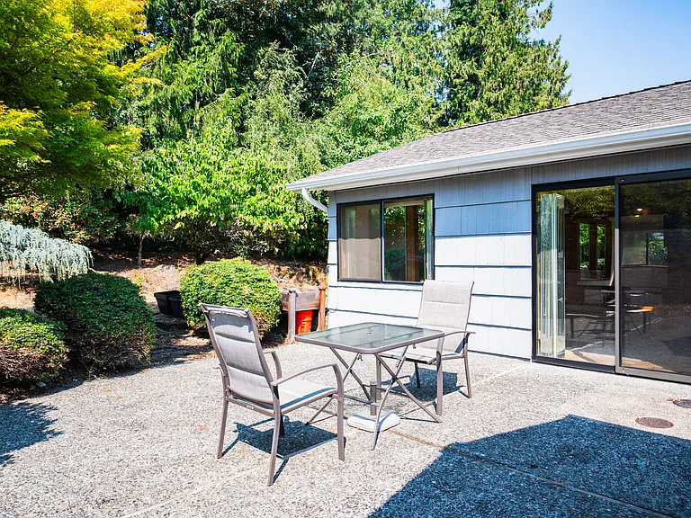 Backyard patio