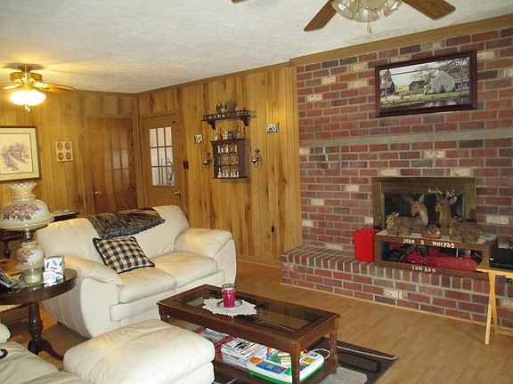Family room with fireplace!