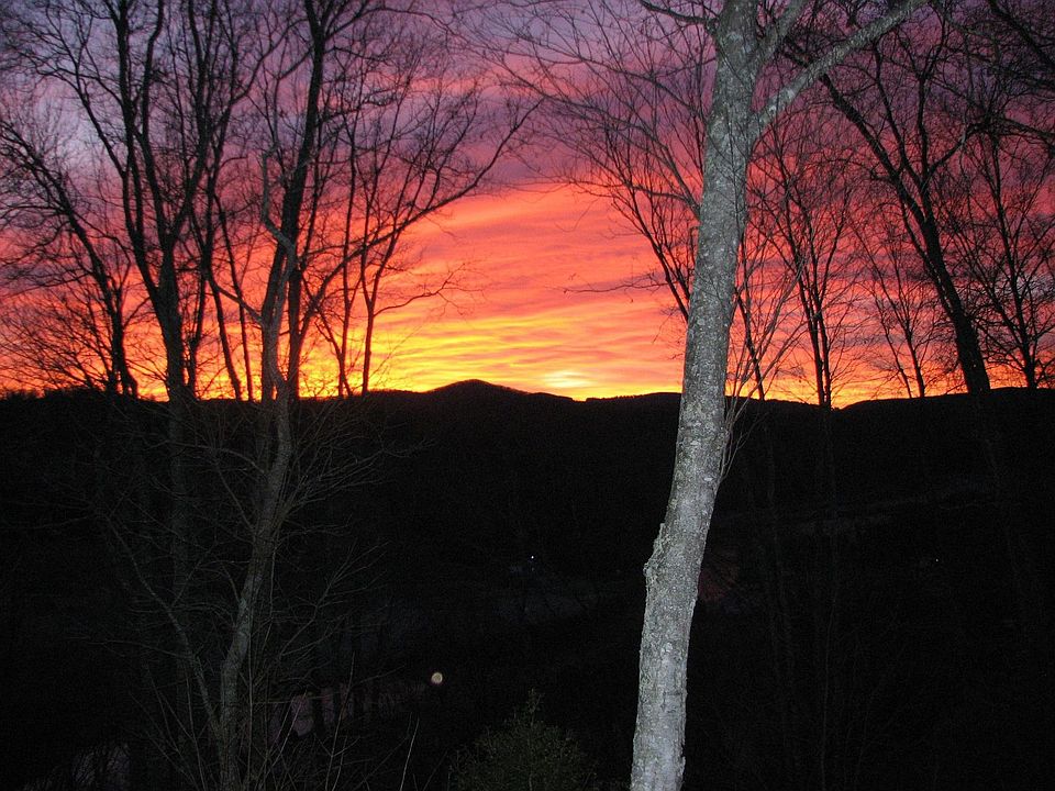 Sunrise from back deck