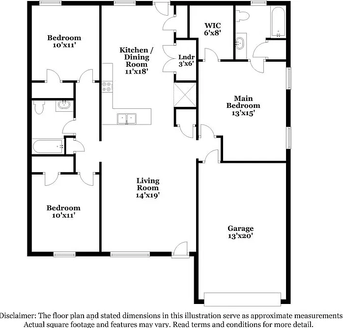 3 bed, 2.0 bath, 1228 sqft, $2,225 — Photo 2
