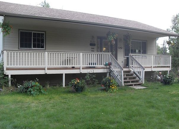 View of the house from drive