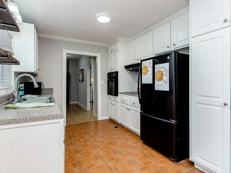 Large pantry. Lots of storage space.