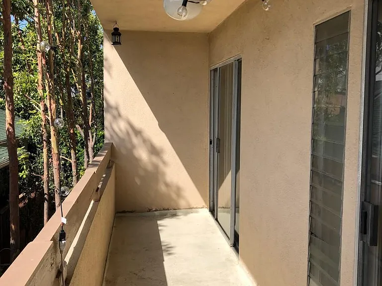 balcony is huge