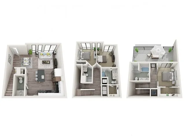 Floor plan Townhouse T1