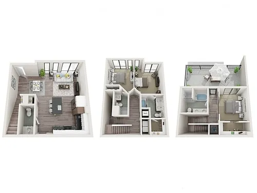 Floor plan Townhouse T1