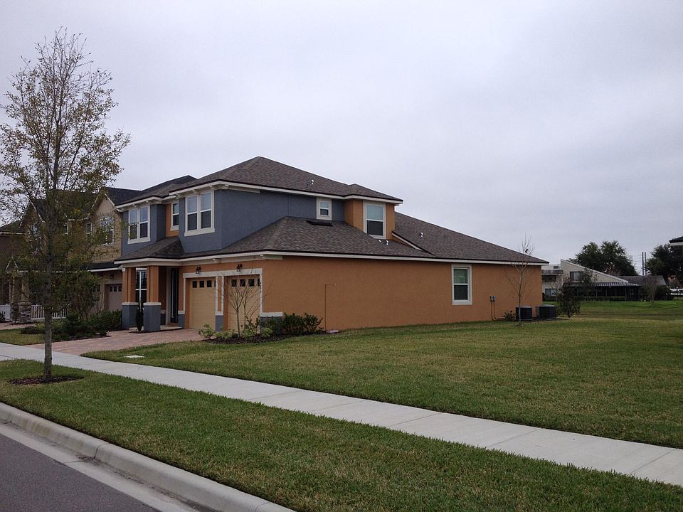 front view, front part of the house