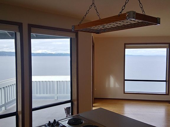 Looking out from the kitchen - upper floor