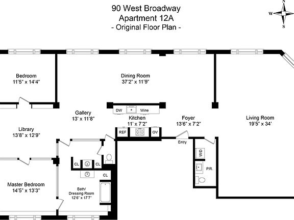 3rd image of 90 W Broadway APT 12A
