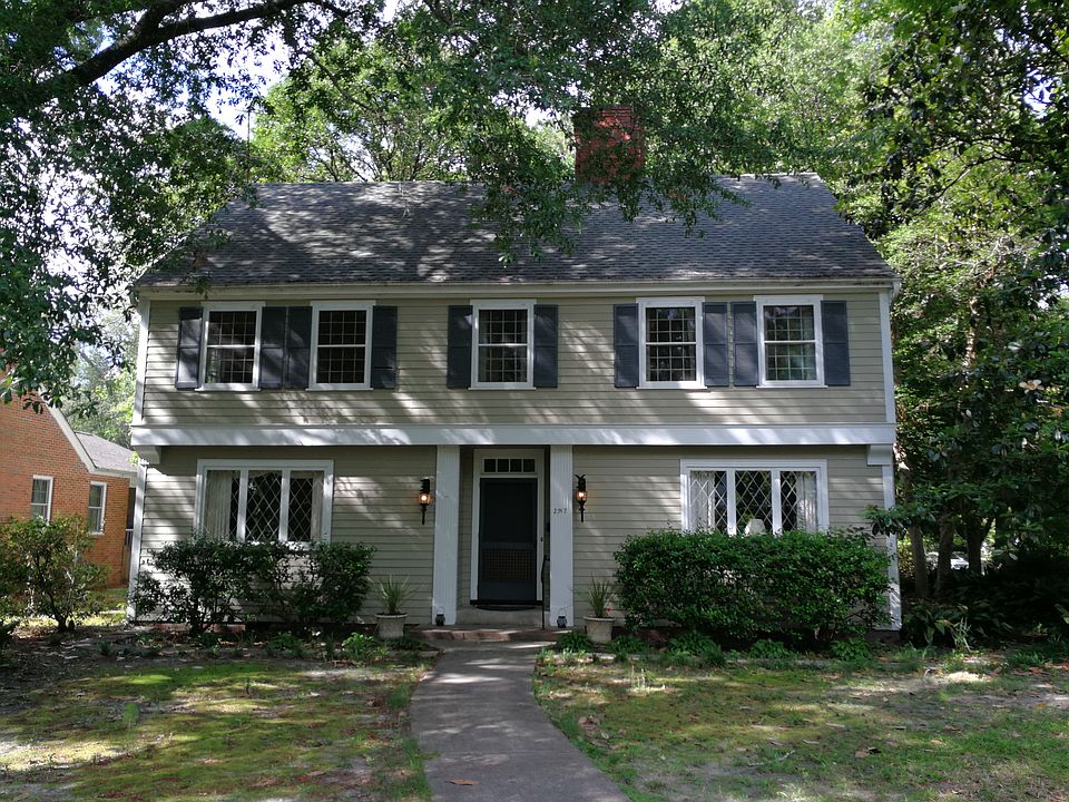 Front view of the house