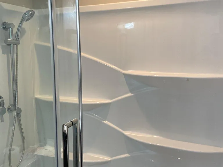 Rain Shower With Plenty of Storage Space