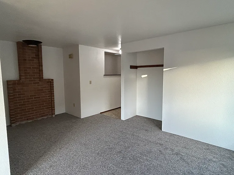 Living area - new carpet