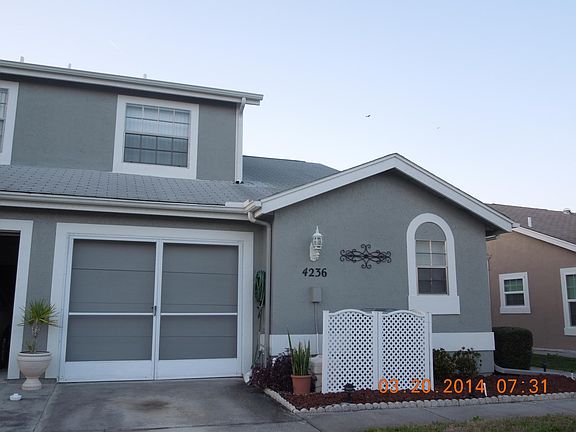 Screen door in the garage