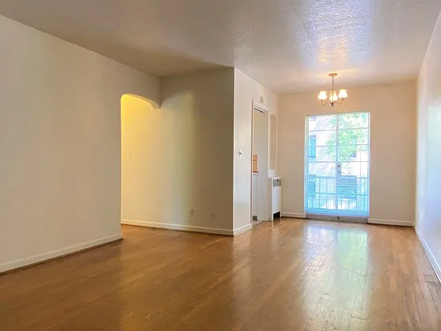 One Bedroom Living Room & Dining Area One Bedroom Living Room & Dining Area