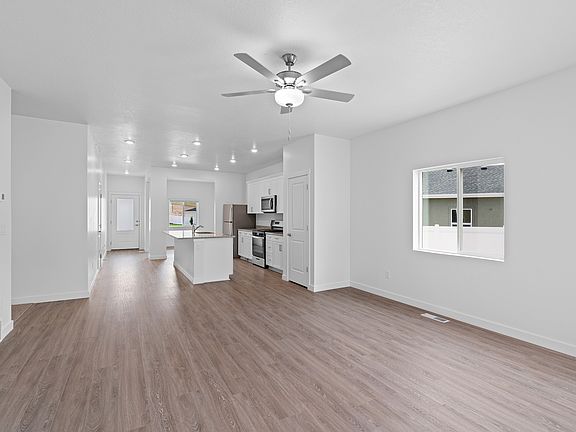 The open-concept layout makes for the perfect place to host family and friends