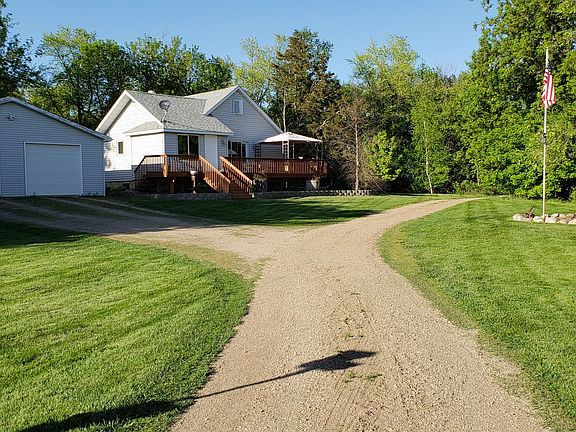 Driveway and house 