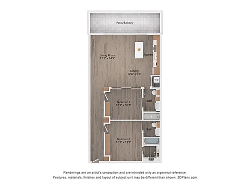 Floor plan B3