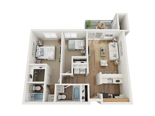 Floor plan 2X2