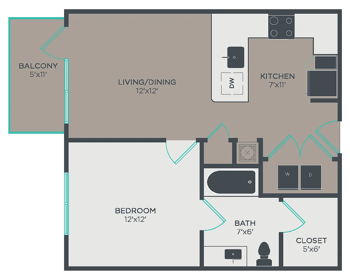 Floor plan A1m1