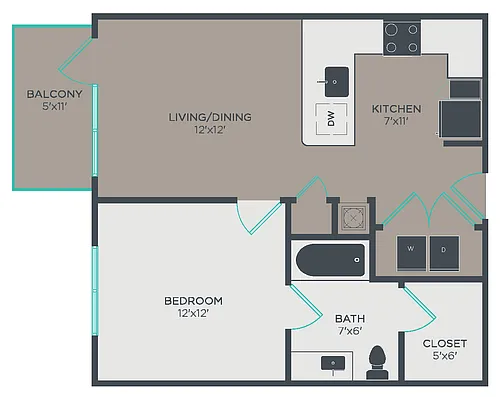 Floor plan A1m1